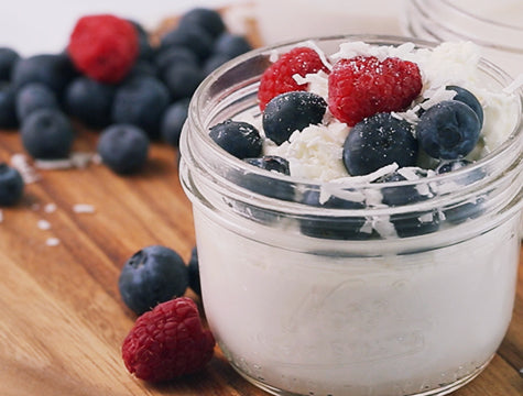 Low-carb coconut pudding