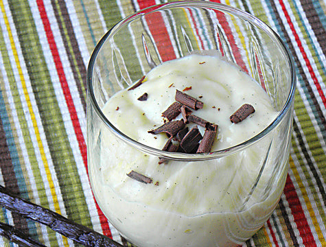 Sugar-free vanilla bean pudding