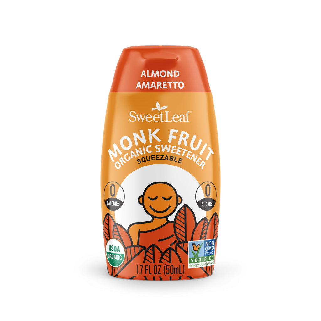 SweetLeaf® Liquid Monk Fruit Drops Almond Amaretto 80 Servings