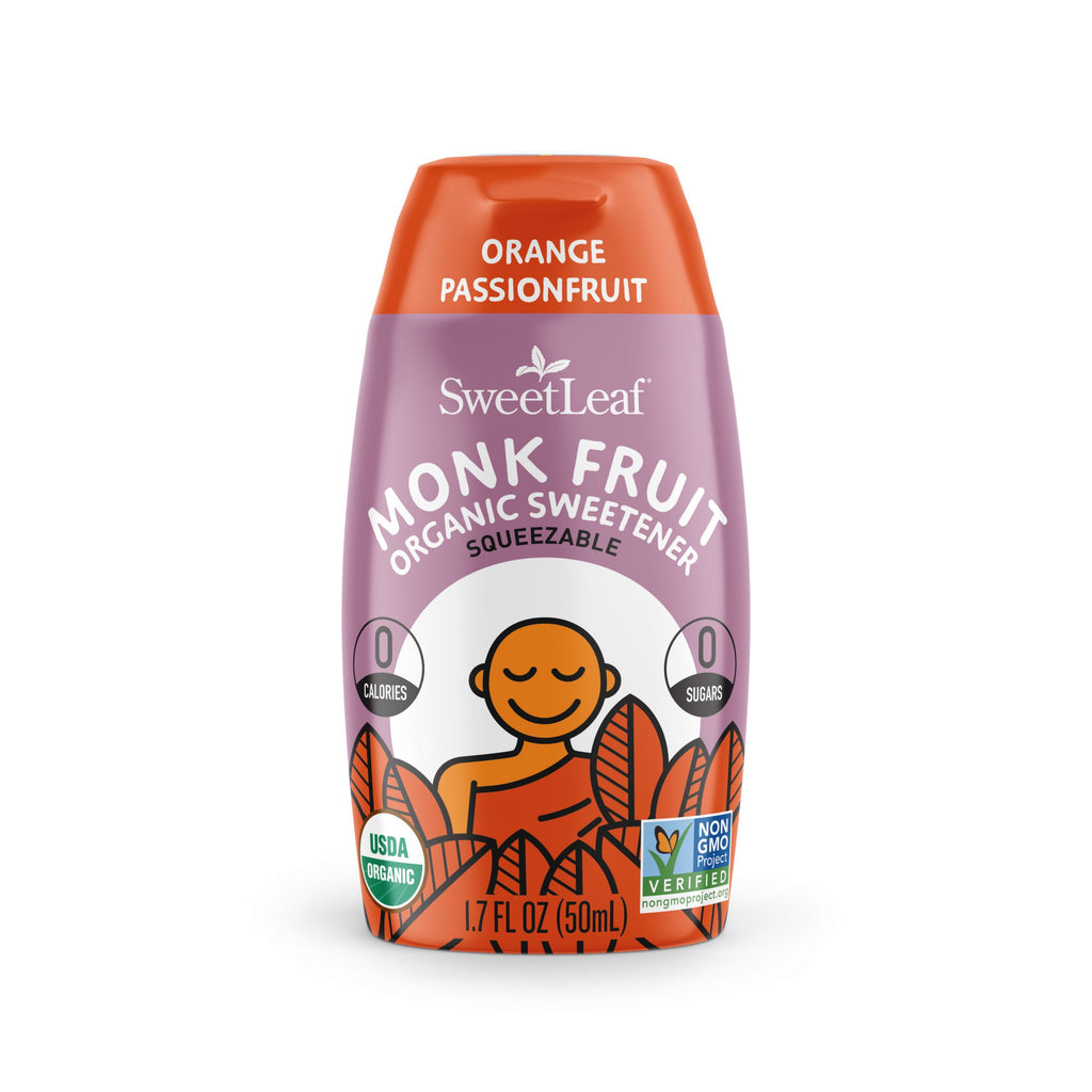 SweetLeaf® Liquid Monk Fruit Drops Orange Passionfruit 80 Servings