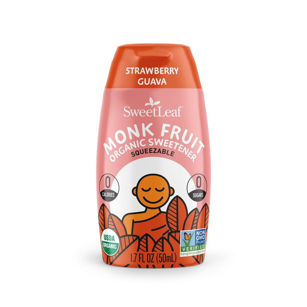 SweetLeaf® Liquid Monk Fruit Drops Strawberry Guava 80 Servings