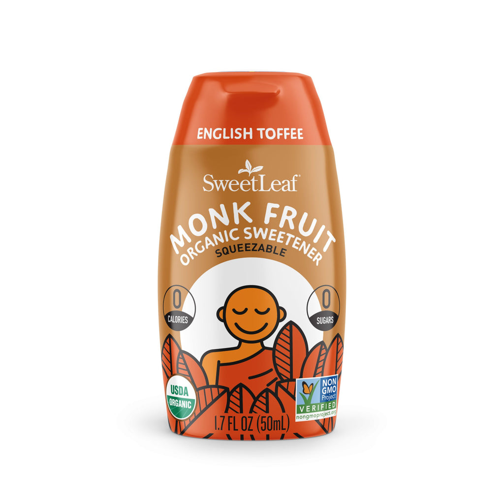 SweetLeaf® Liquid Monk Fruit Drops English Toffee 80 Servings